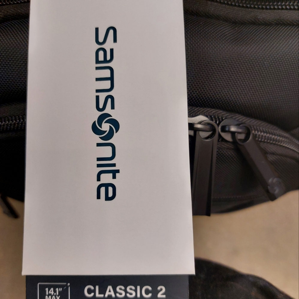 Samsonite backpack classic 2 size for 14.1" - Picture 3 of 10
